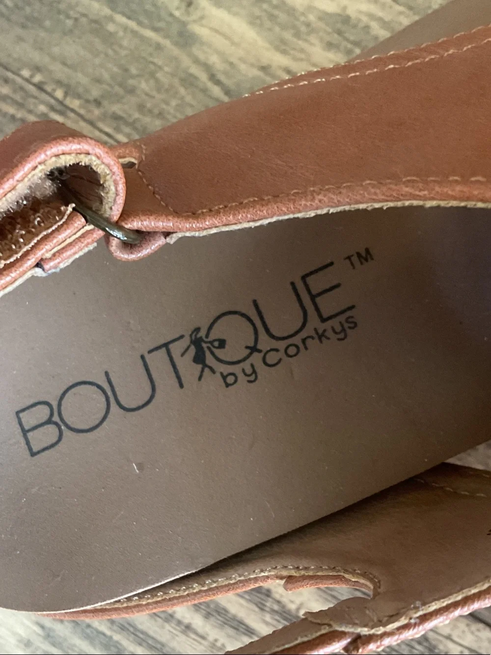 Boutique by Corky's Volta II Slingback Wedge Sandals 7